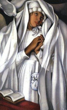 Tamara de Lempicka Painting - la comulgante 1928 contemporánea Tamara de Lempicka